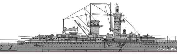 DKM Admiral Graf Spee [Pocket Battleship] (1936) - drawings, dimensions, figures